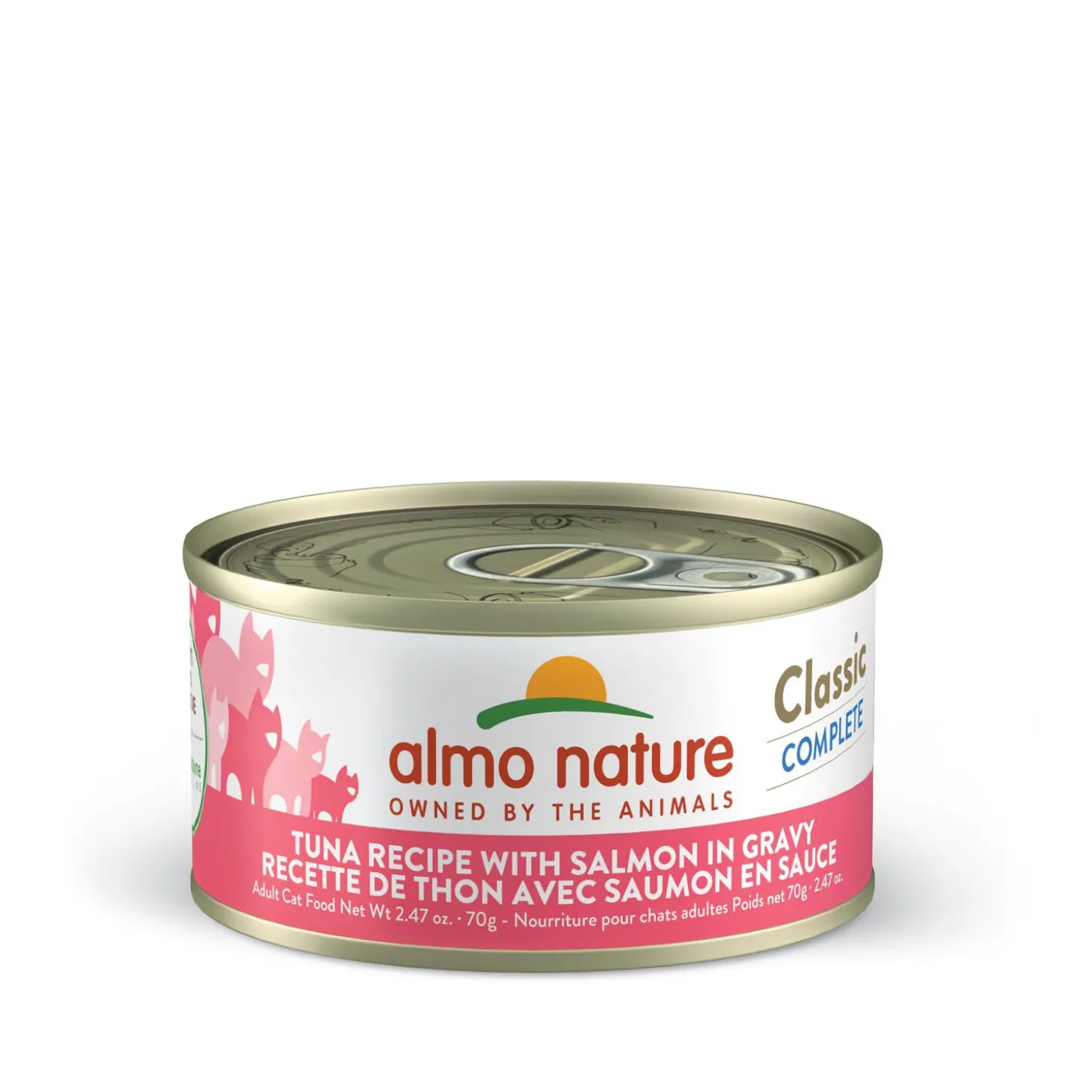 « Classic Complete » Tuna Recipe with Salmon in Gravy for Cats, 70 g