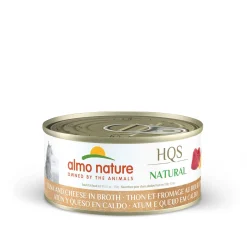 « HQS Natural » Tuna and Cheese in Broth for Cats, 150 g