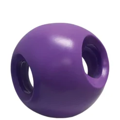 5.5" Powerhouse ball for dogs, purple