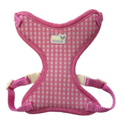 Adjustable harness for very small dogs, plaid