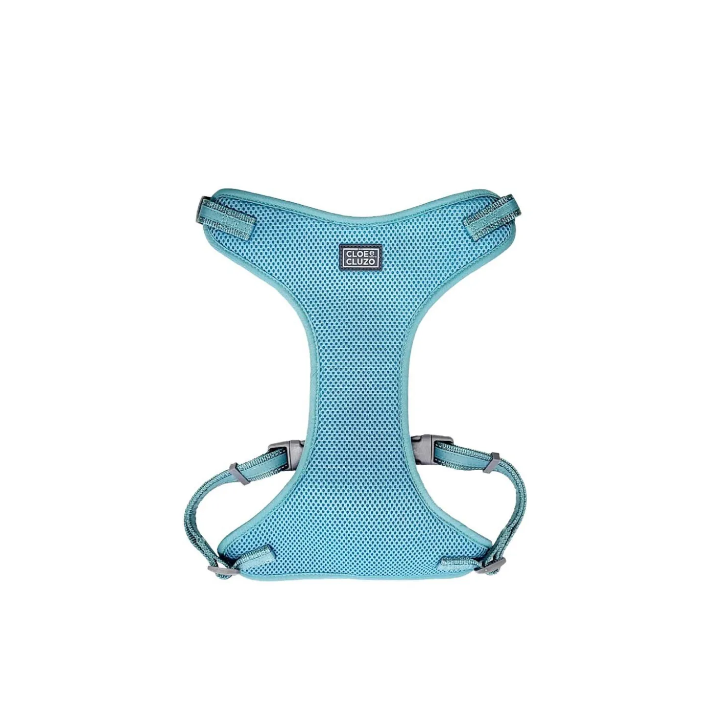 Adjustable Mesh Dog Harness, Turquoise