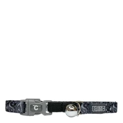 Adjustable printed Cat Collar, Paisley
