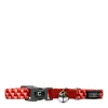 Adjustable printed Cat Collar, Hearts
