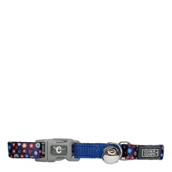 Adjustable printed Cat Collar, Daisy