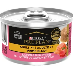 Adult 7+ Prime Plus Salmon & Tuna Formula Wet Cat Food, 85 g