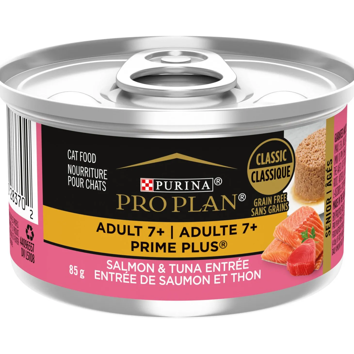 Adult 7+ Prime Plus Salmon & Tuna Formula Wet Cat Food, 85 g