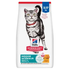Adult Indoor Dry Chicken Cat Food, 3.18 kg