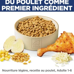 Adult Light Chicken Dry Cat Food, 7.26 kg