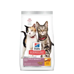 Adult Multiple Benefit Chicken Dry Cat Food, 7.03 kg
