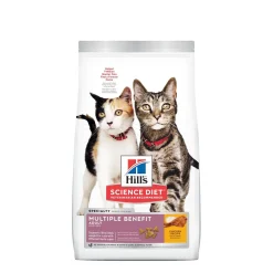 Adult Multiple Benefit Chicken Dry Cat Food, 3.18 kg