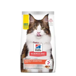 Adult Perfect Digestion Chicken, Barley, & Whole Oats Recipe Dry Cat Food, 2.72 kg