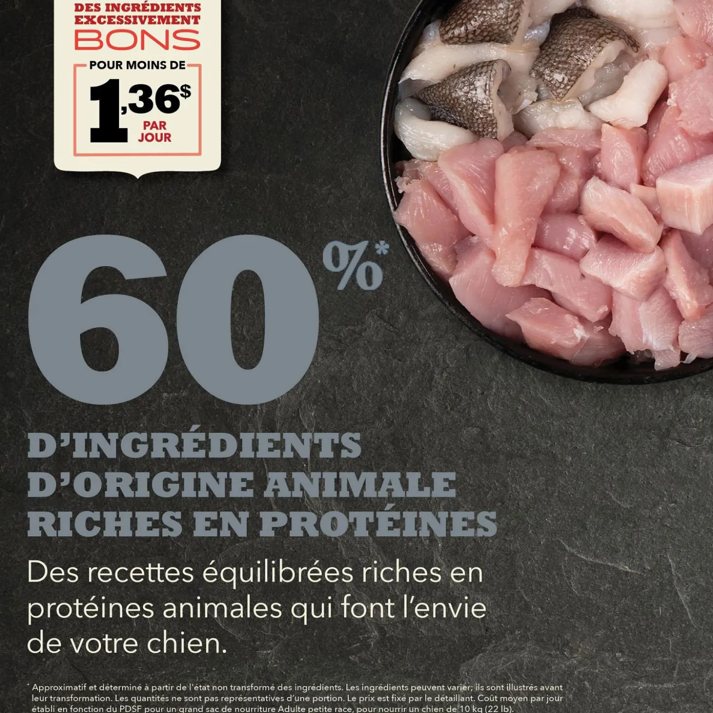 Adult Small Breed Run-free Chicken and Raw Hake Recipe for Dogs, 6 kg
