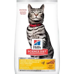 Adult Urinary & Hairball Control Chicken Dry Cat Food