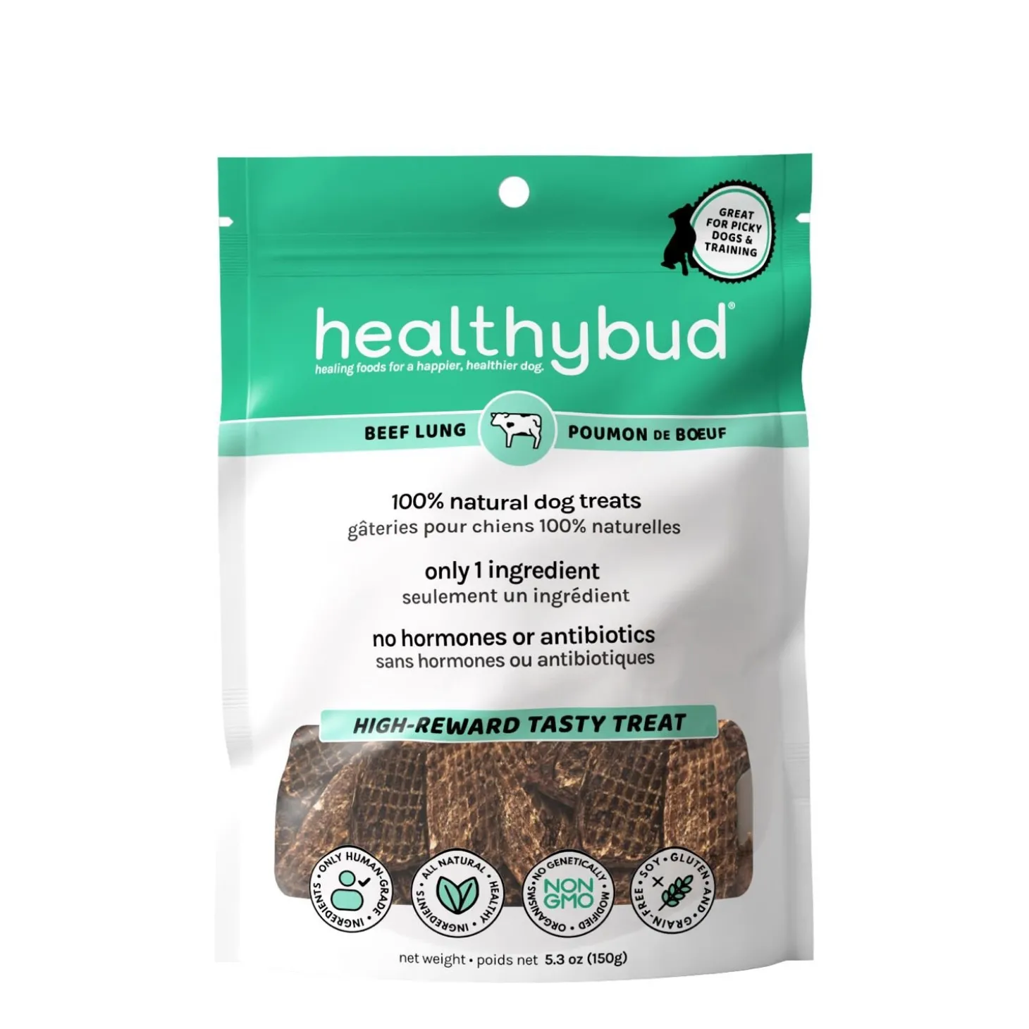 Air Dried Beef Lung Wafers for Dogs