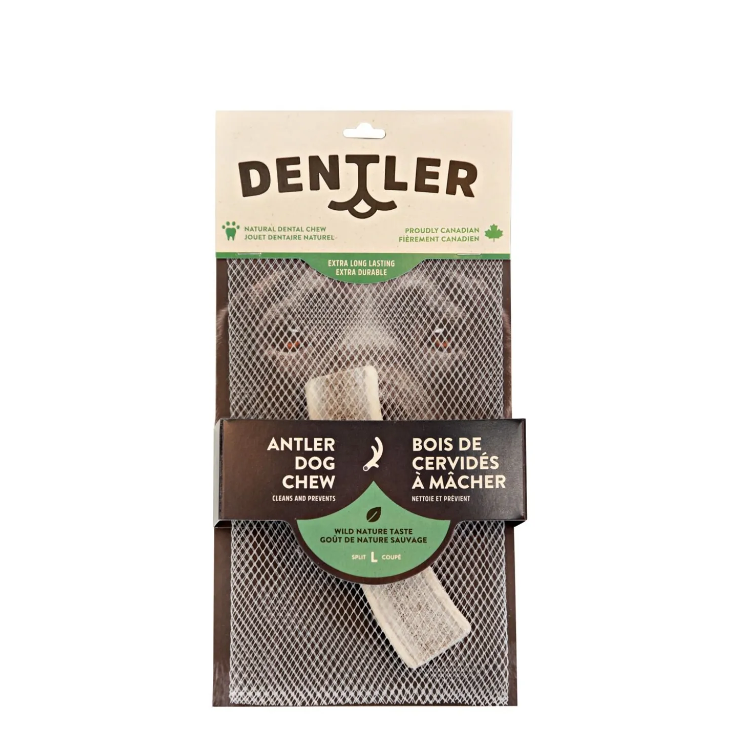Antler Dog Chew, Natural Wild Taste, 90 g
