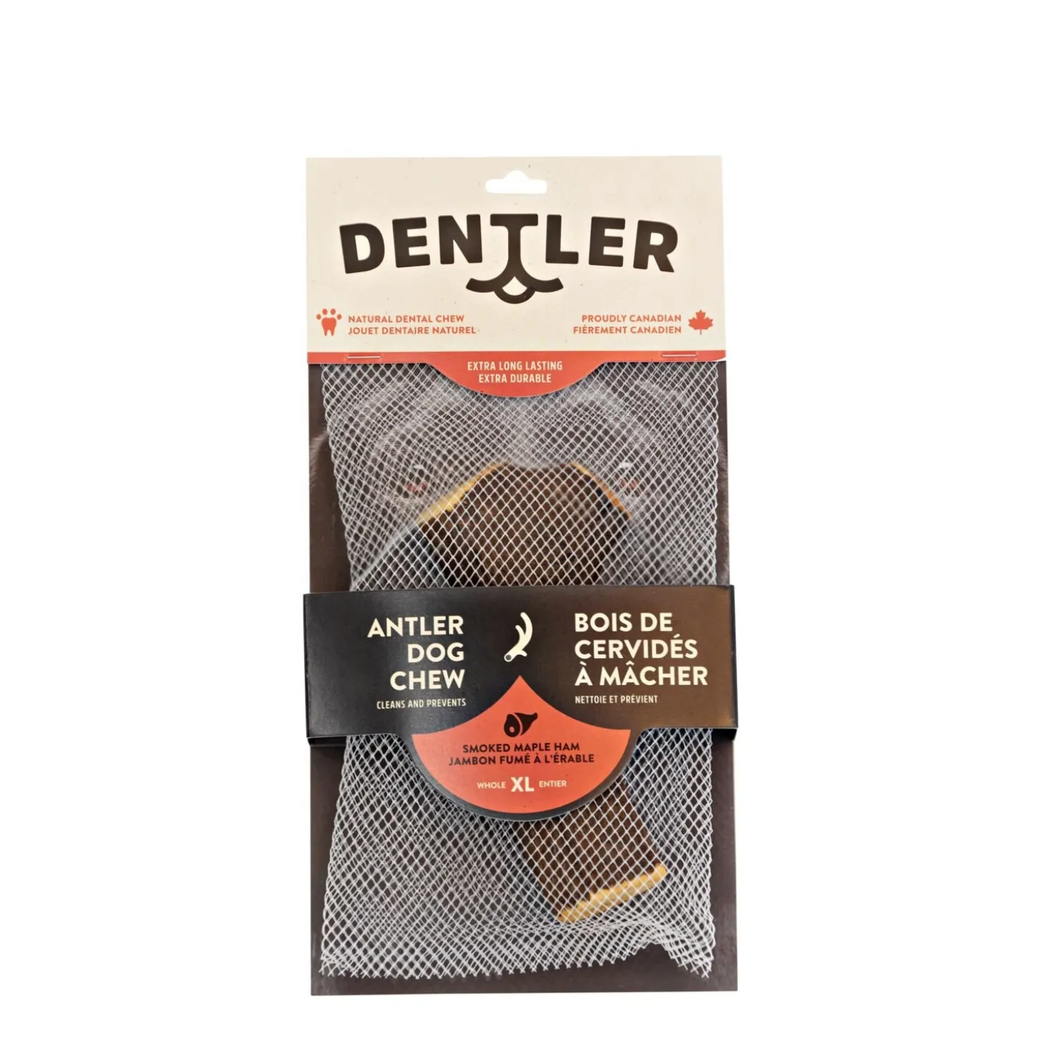 Antler Dog Chew, Smoked Maple Ham, 200 g