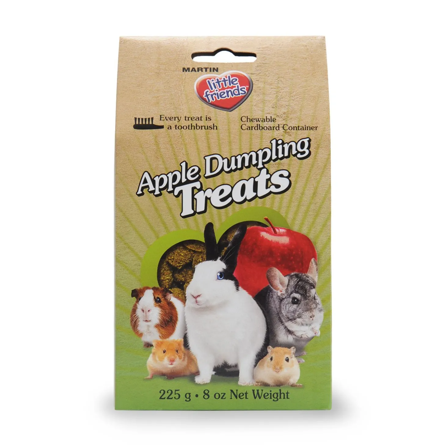 Apple dumplings treat for rodent, 225g