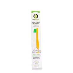 Bamboo toothbrush for small dog or cat