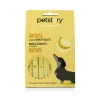 Banana flavoured crunchy biscuits for dogs