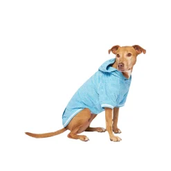 Beach Bum Towel Hoodie, Blue