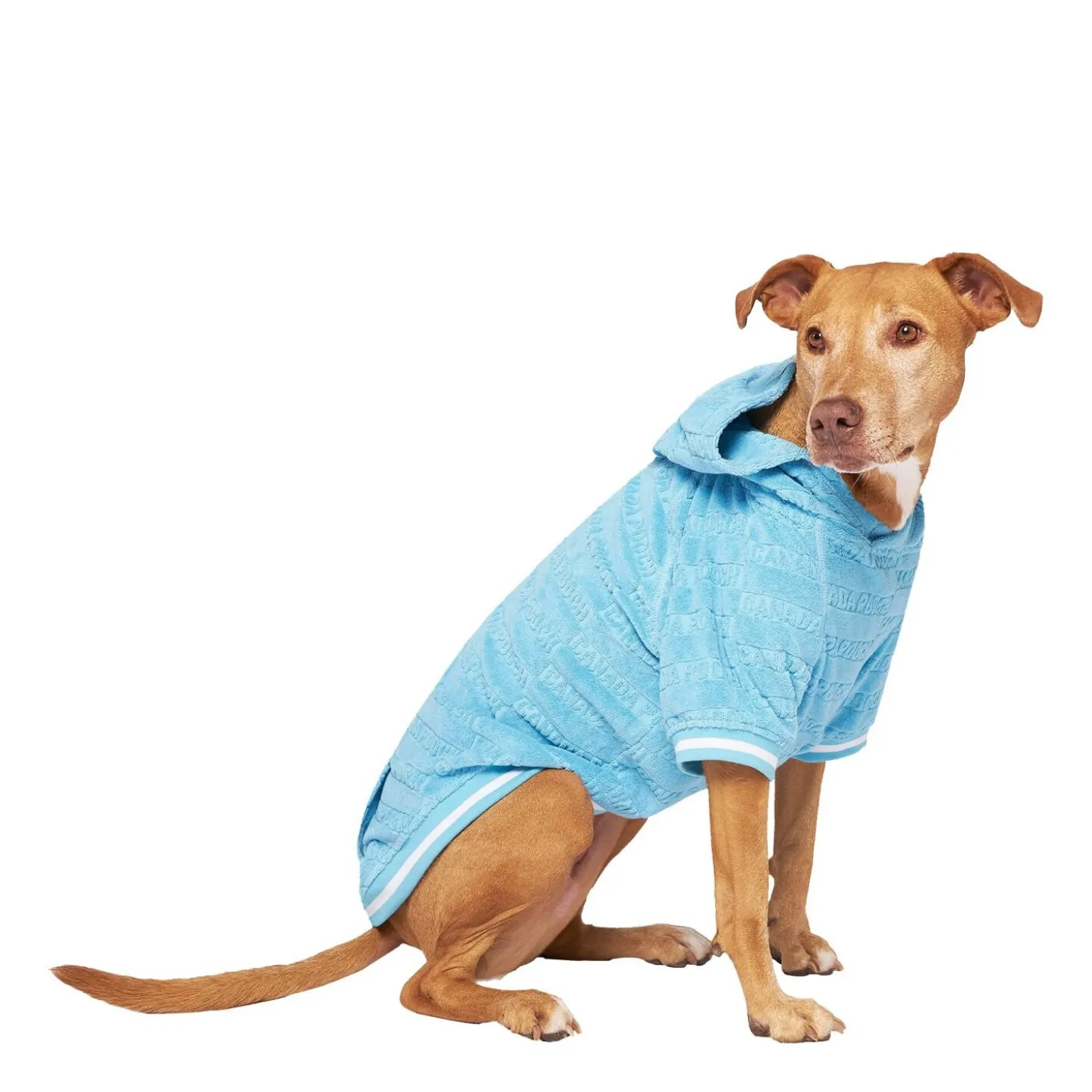 Beach Bum Towel Hoodie Blue, XXS