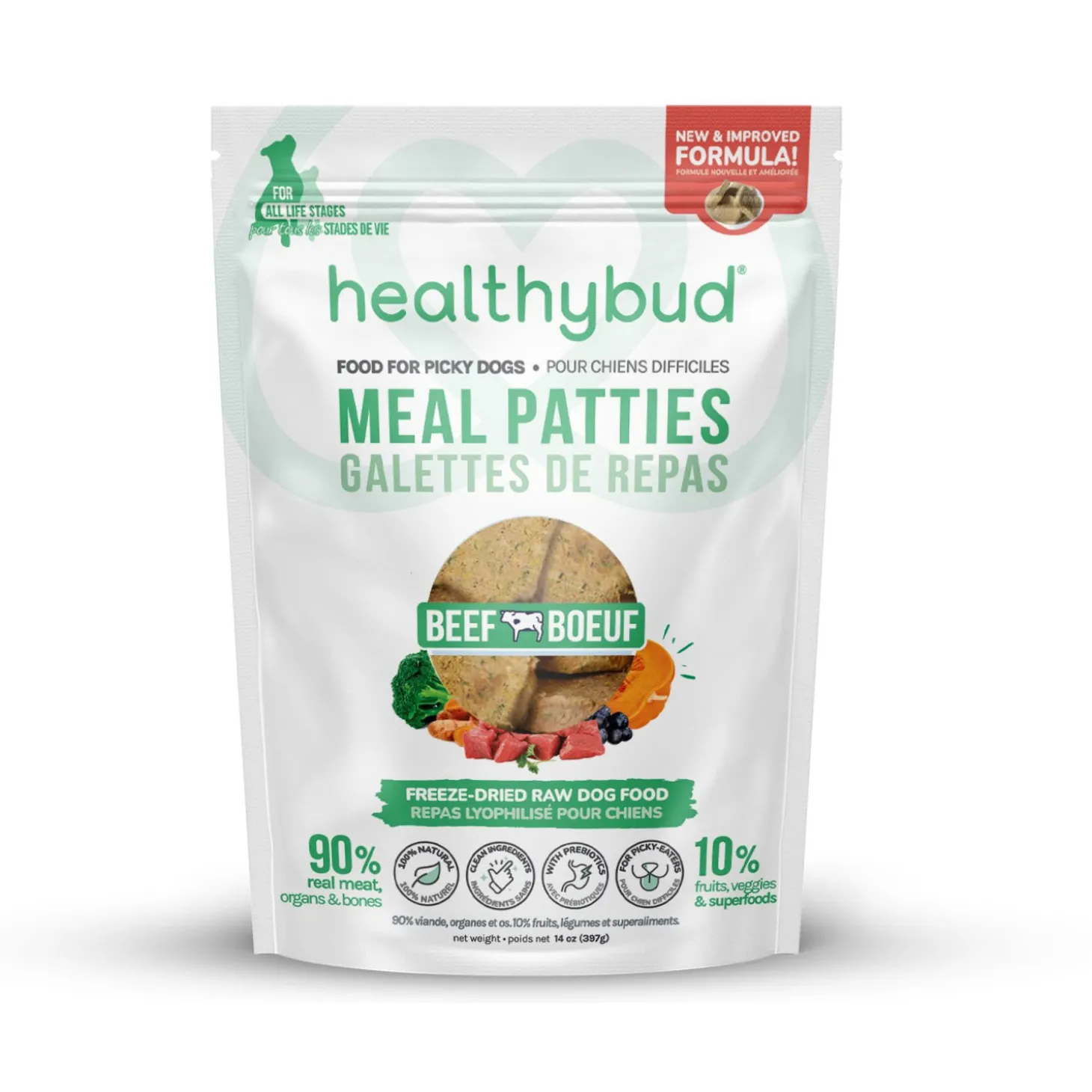 Beef Dinner Patties Freeze Dried Food, 397g