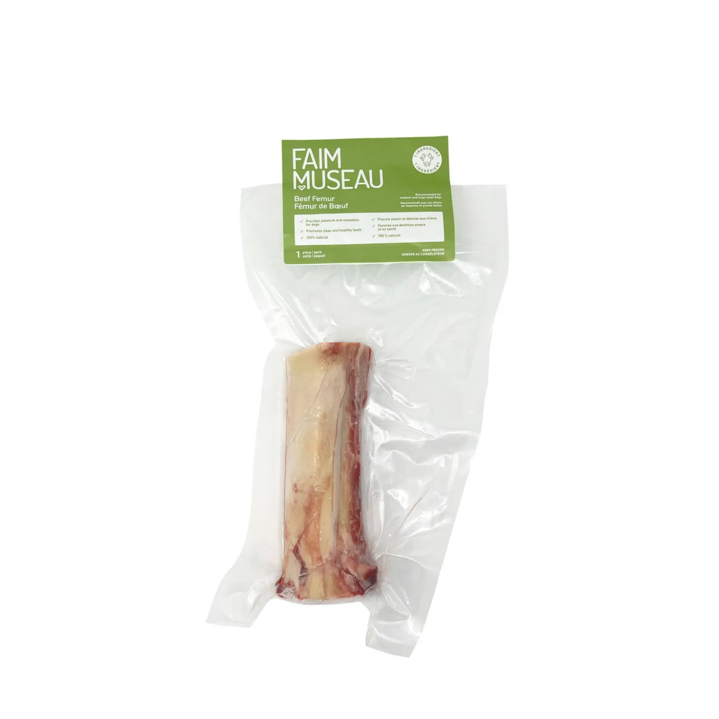 Beef femur bone, 590g