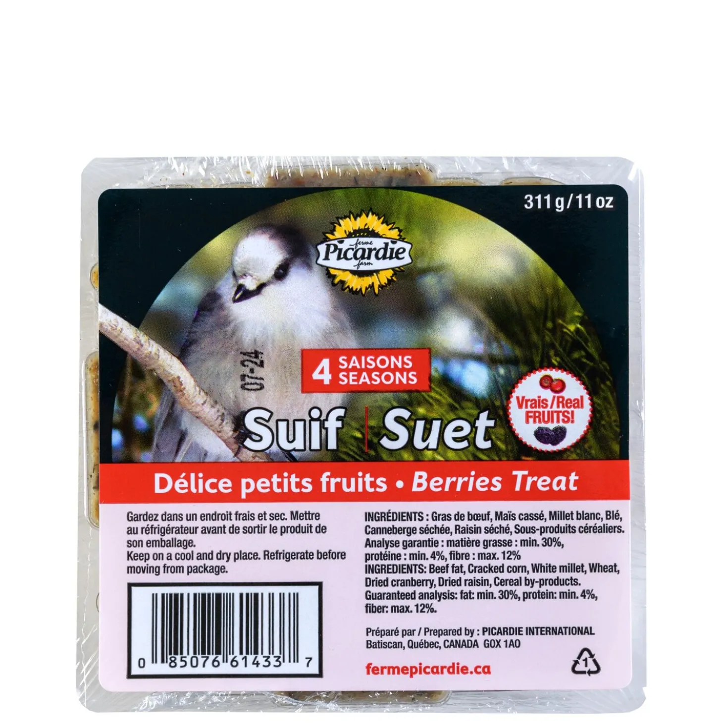 Berry suet for birds