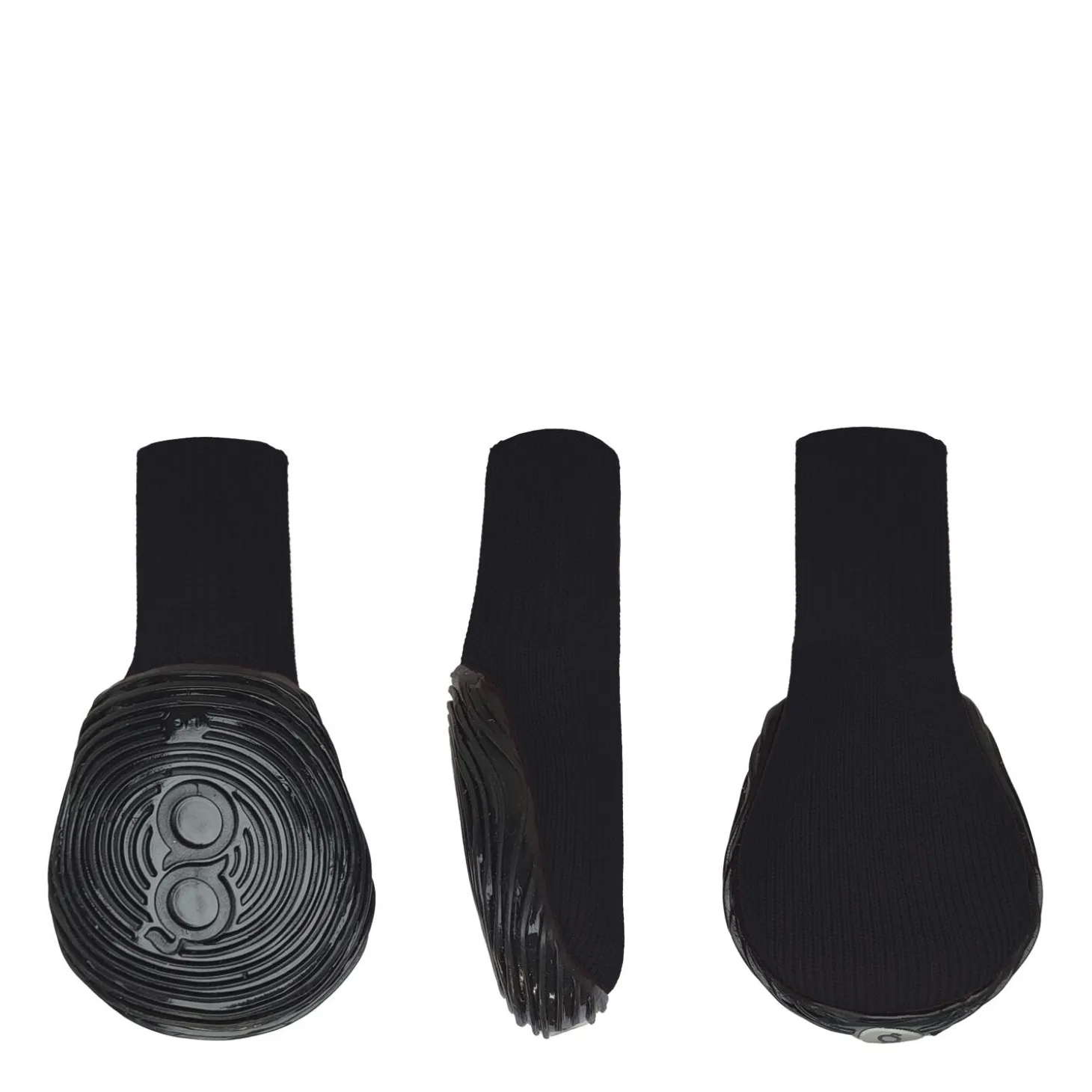 Black All-Season Dog Boots, 2XL