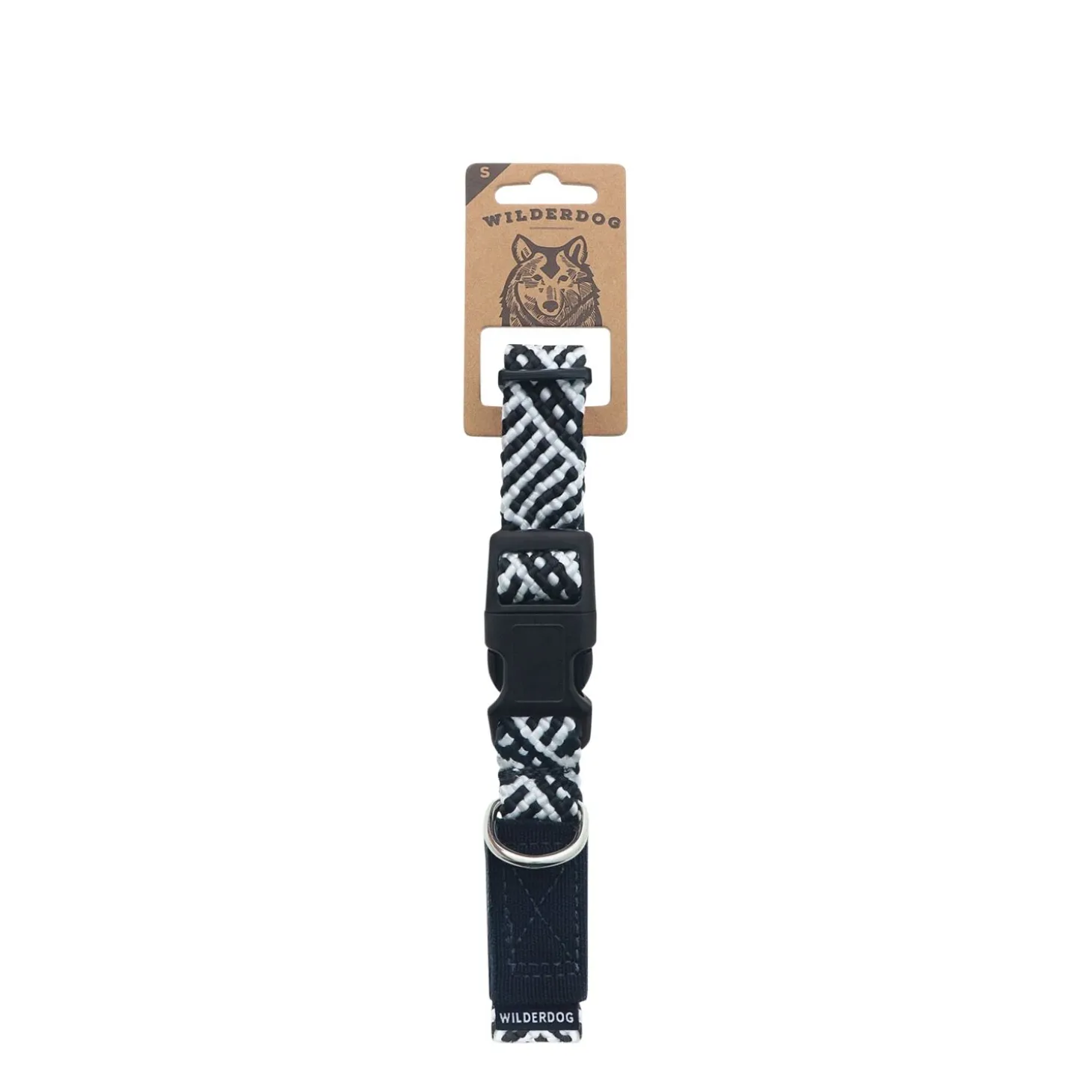 Black and White Rope Collar, S