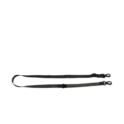 Black Embroidered Dog Leash