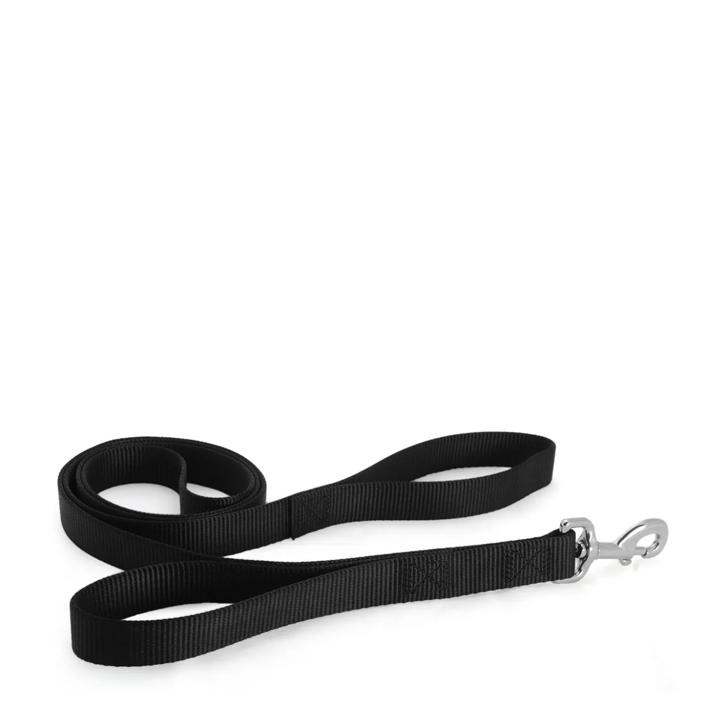 Black leash with two lenghts