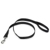 Black single-ply nylon leash