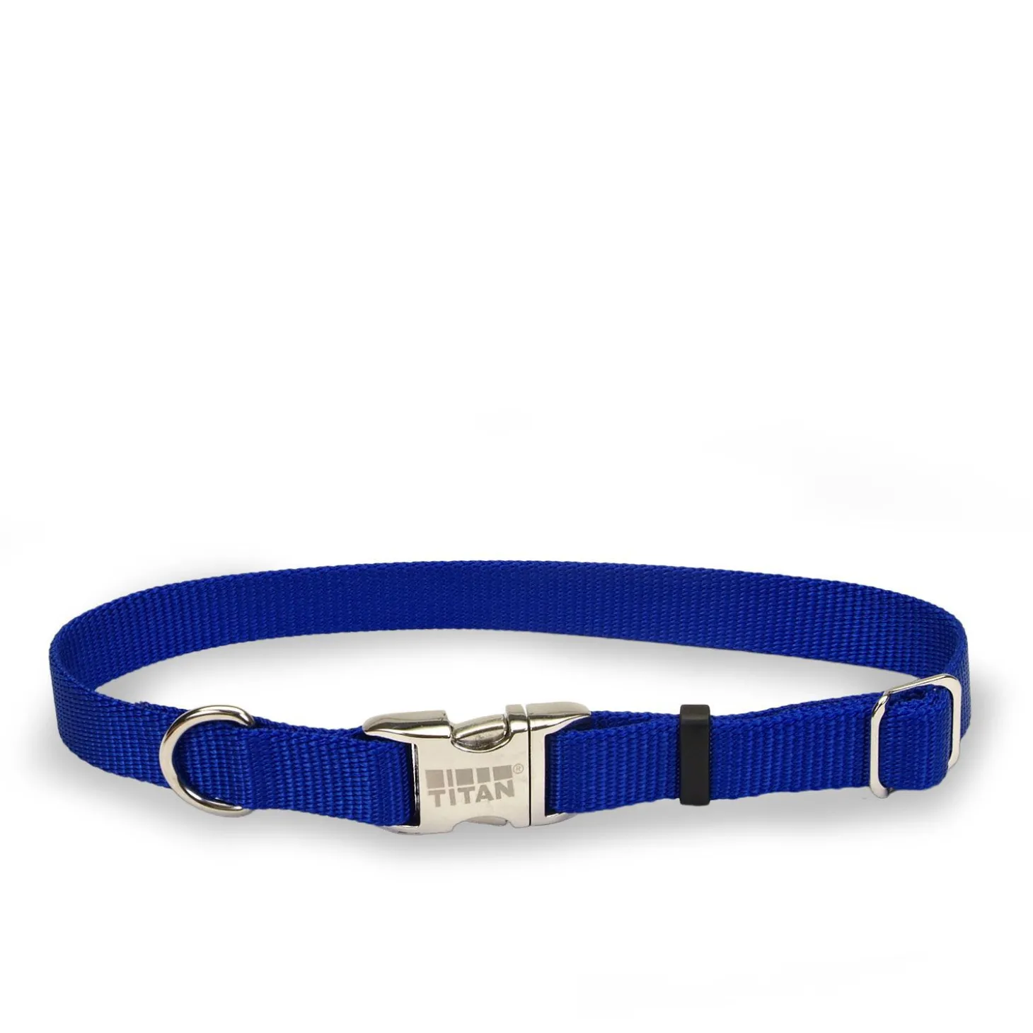 Blue nylon collar