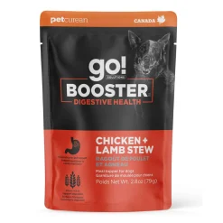 Booster Digestive Health Chicken and Lamb Stew Meal Topper for Dogs, 79 g