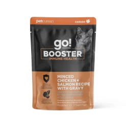 Booster Immune Health Minced Chicken and Salmon with Gravy for Cats, 71 g