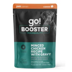 Booster Tranquility Minced Chicken with Gravy Meal Topper for Dogs, 79 g
