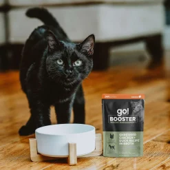 Booster Weight Management Shredded Chicken and Duck in Broth for Cats, 71 g