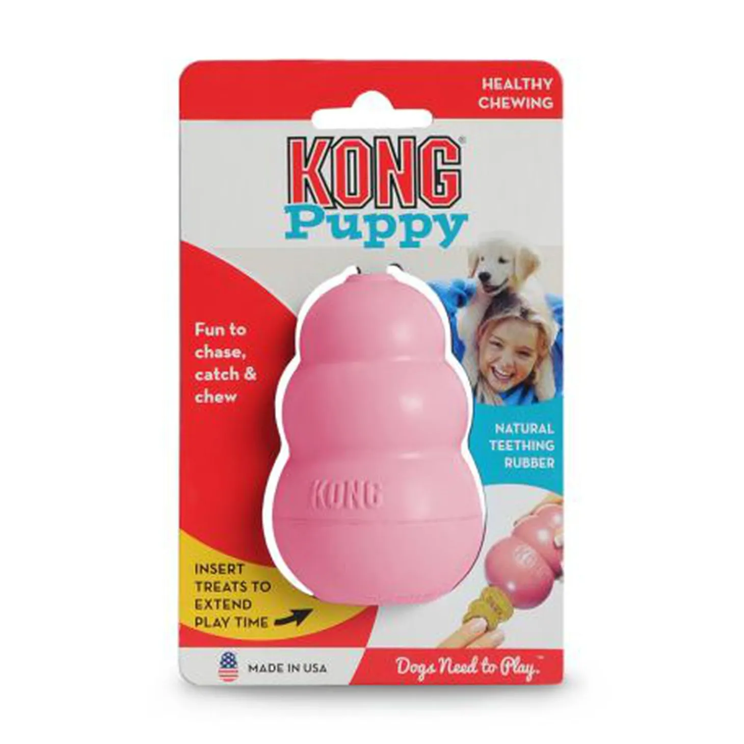 Bouncing chewing toy for puppies
