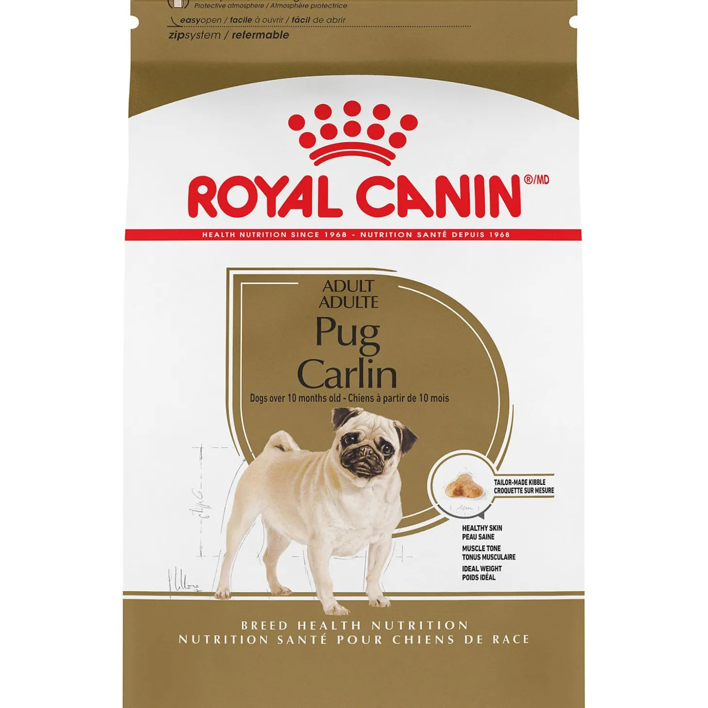 Breed Health Nutrition® Adult Pug Dry Dog Food