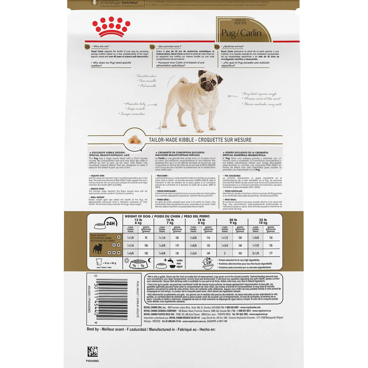 Breed Health Nutrition® Adult Pug Dry Dog Food