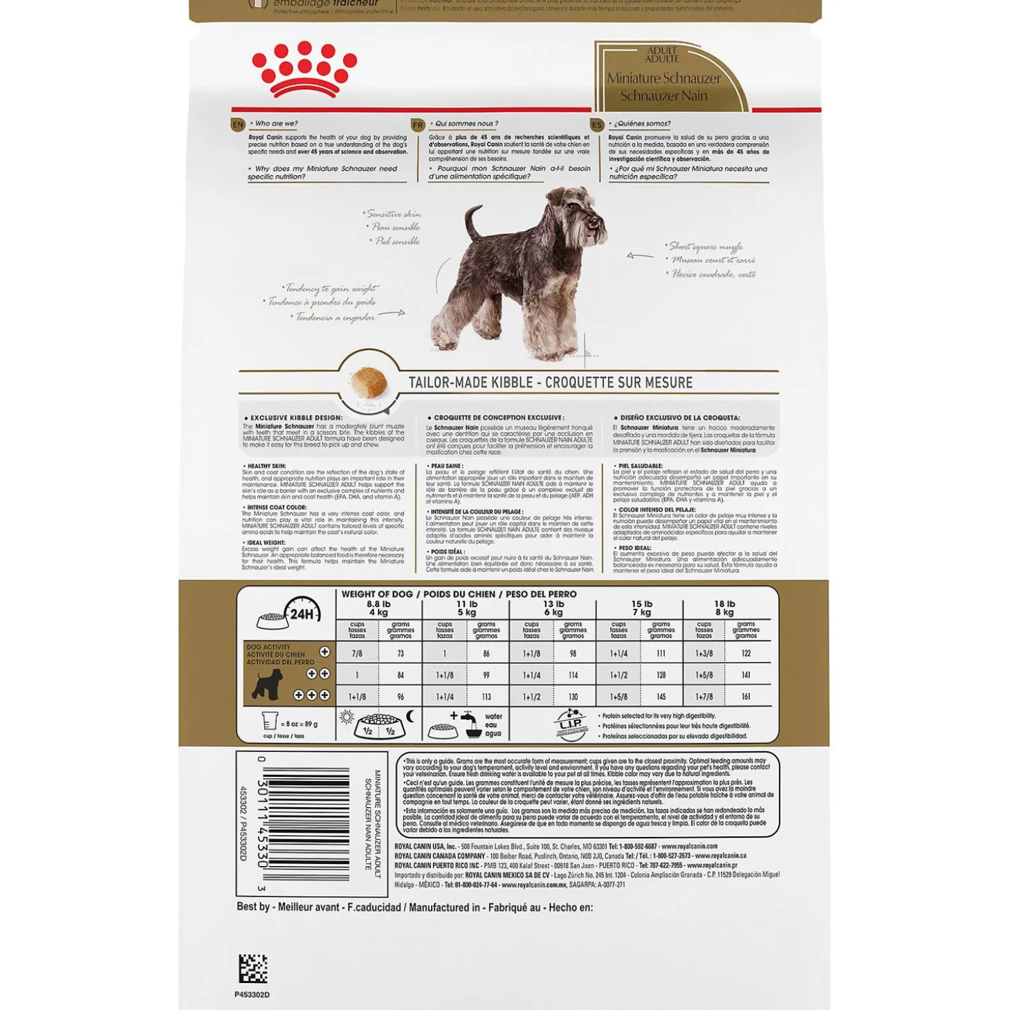 Breed Health Nutrition® Miniature Schnauzer Adult Dry Dog Food