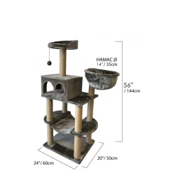 Brisane Multi Level Cat Tree with Scratching Posts