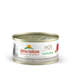 Canned tuna and white bait for adult cats