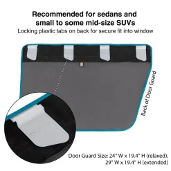 Car Door Guard and Shade, Heather Grey