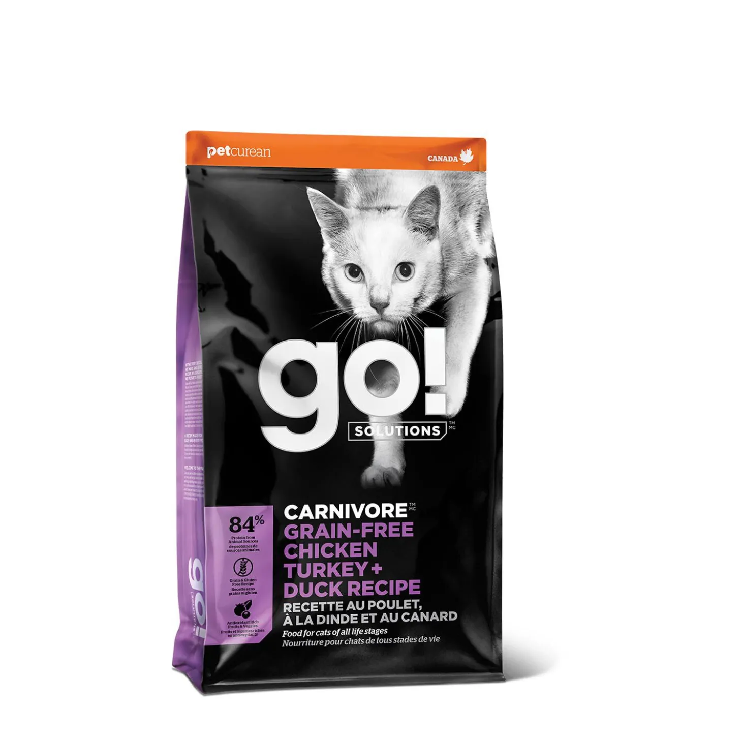 Carnivore Chicken, Turkey and Duck Recipe for Cats, 1.86 kg