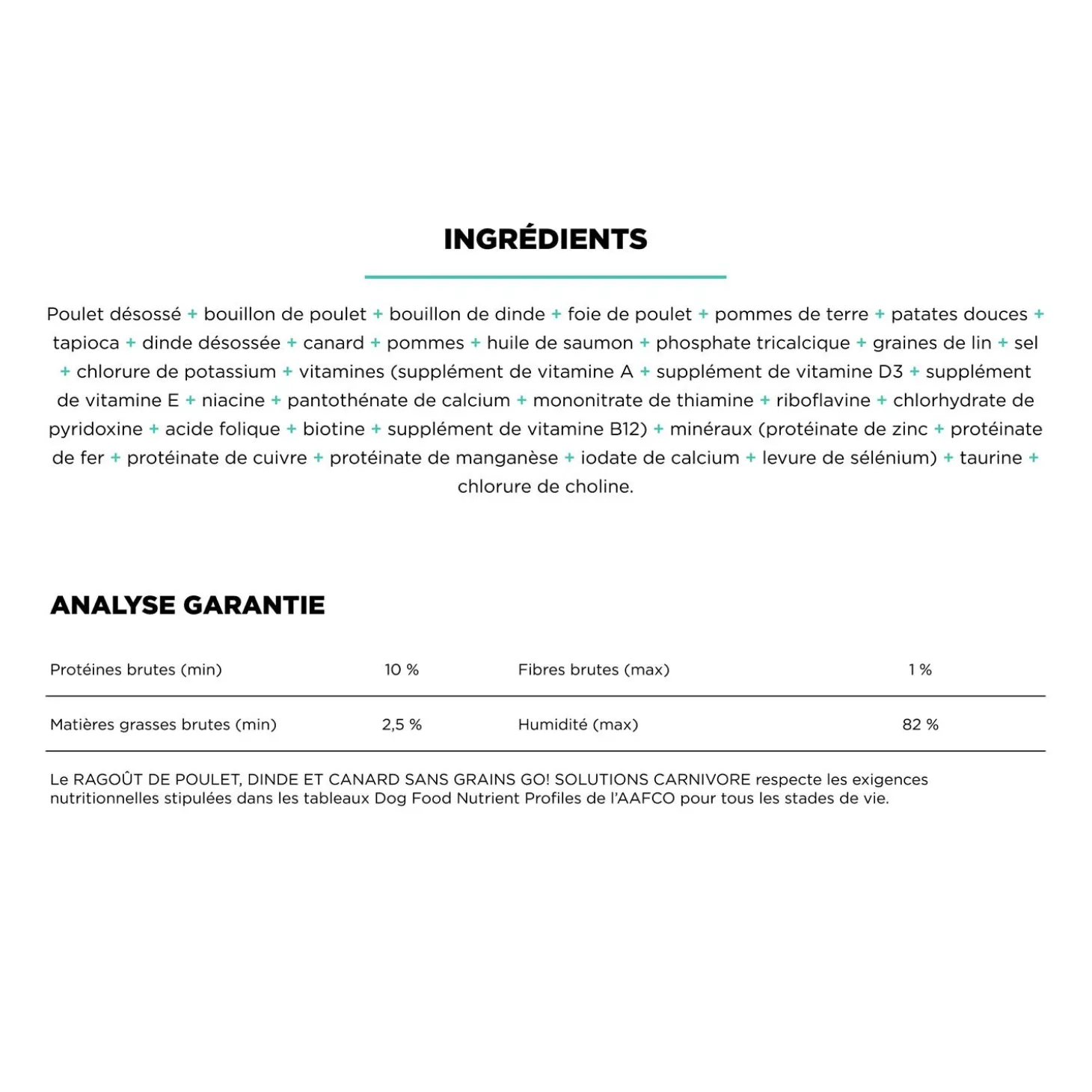 Carnivore Chicken, Turkey and Duck Stew for Dogs, 354 g