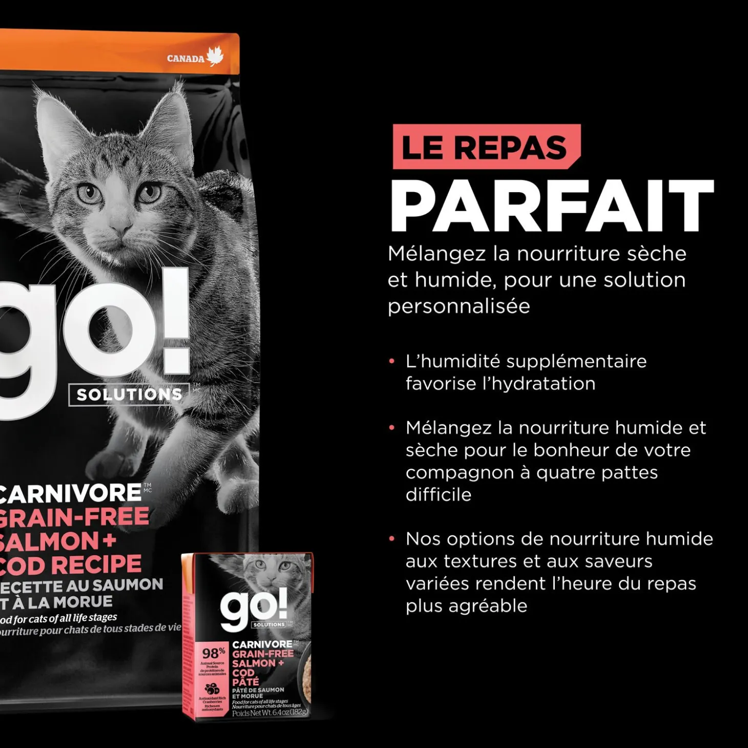 Carnivore Salmon and Cod Pâté for Cats, 182 g