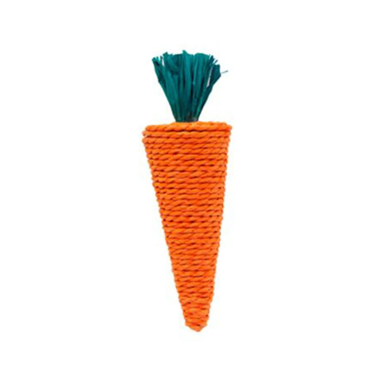 Carrot corn husk chew toy for rodents