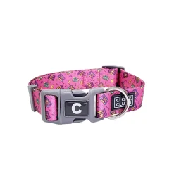 Cassette Printed Dog Collar